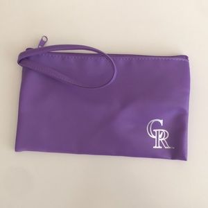 🎉3/$10🎉New Colorado Rockies Purple Wristlet